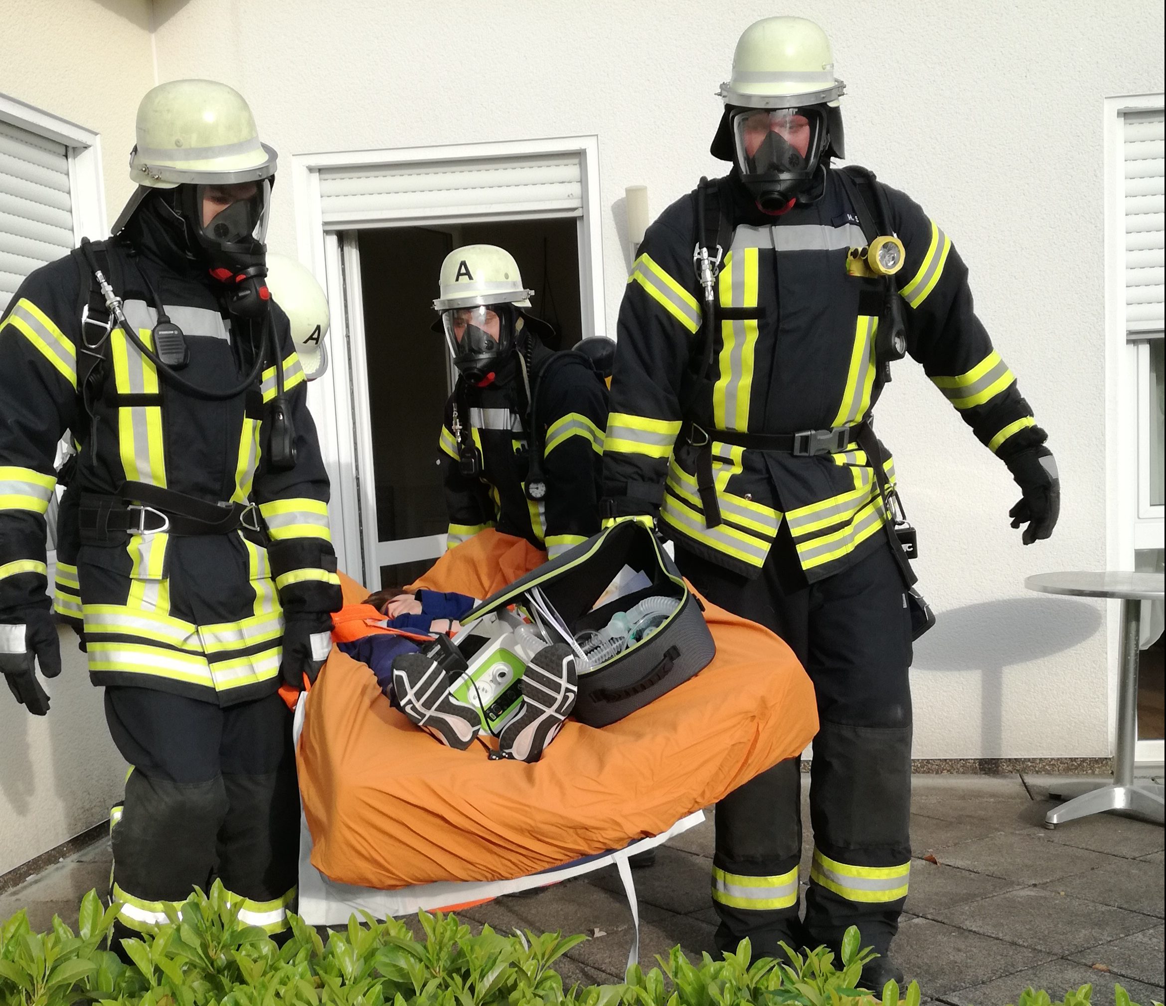 Einsatzübung in Pflegeeinrichtung