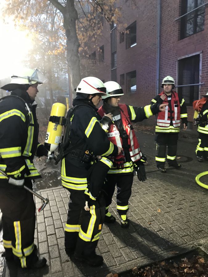 Feuerwehr Drolshagen probt Ernstfall in Münster