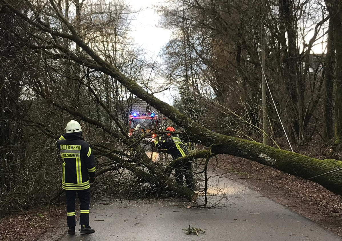Unwetter: Sturmlage ab 09.02.2020