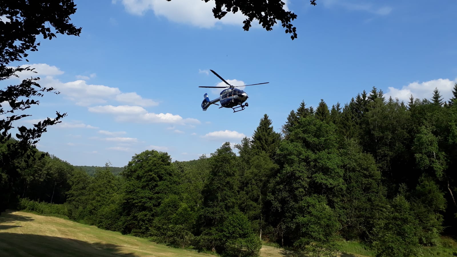 Waldbrände bei Herpel