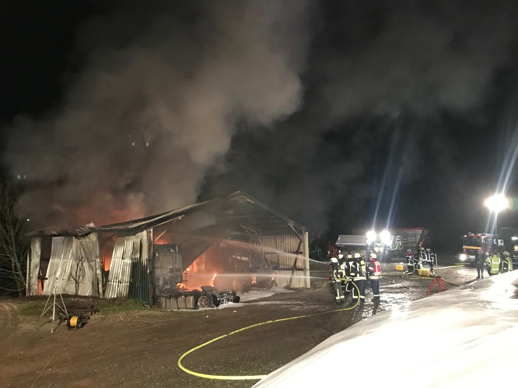 Scheunenbrand in Neuenhaus