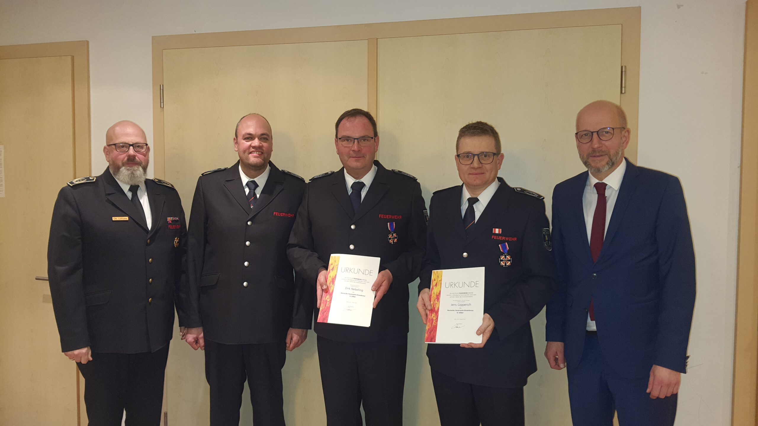 Jahresdienstbesprechung der Feuerwehr der Stadt Drolshagen: Besondere Ehrung und eine Premiere
